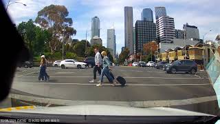 Queensberry Street amp Errol Street North Melbourne to King street melbourne [upl. by Navert]