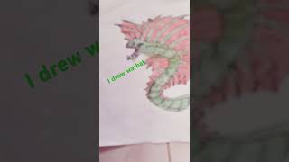 I Draw Wabat FromGodzilla Vs KongCreditArtland art drawing [upl. by Eelydnarb]