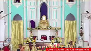 19 MARCH 2024 Live Holy Mass  St Josephs Feast  Cruz Milagres Church [upl. by Yanehc799]