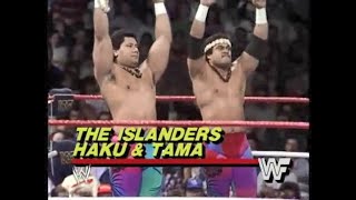 Islanders vs Rougeau Brothers Wrestling Challenge April 26th 1987 [upl. by Sholley]