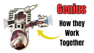 How the 2Stroke Engine amp Carburetor Work Together [upl. by Yecal142]