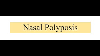 Nasal Polyps Nasal Polyposis [upl. by Cindelyn896]