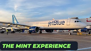 ✈ Trip report  JetBlue A321NEO  The MINT experience  Boston  London Gatwick ✈ [upl. by Antonie111]