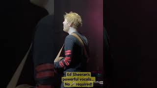 Ed Sheeran ACAPELLA amp Without Mic  Photograph Live [upl. by Eecart590]