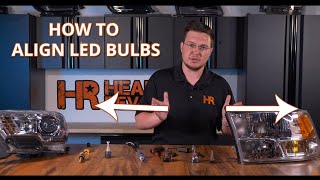 How To Align and Aim LED Bulbs For the Brightest Light Output  Headlight Revolution [upl. by Ungley]