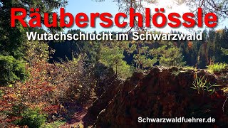 Räuberschlössle in der Wutachschlucht [upl. by Nailil]