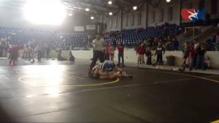 Brock Hardy vs Zac Musselman  120 lbs Middle School Finals [upl. by Acirehs504]