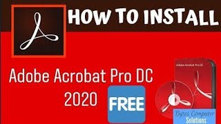 How to install Adobe Crobat DC Pro for free [upl. by Yrtnahc]