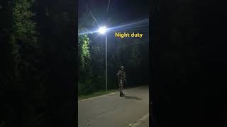 ye rate ye mausam Nadi ka kinara song crpf nightduty ssb bsf shortsvideo [upl. by Alcinia]