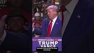 Trump says Kamala Harris is a quotvery dumb personquot during rally in Indiana PA [upl. by Kerwin]