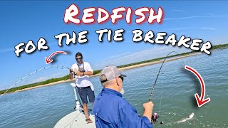 Redfish for the tie breaker Frank Butler west ramp St Augustine beach pier [upl. by Aitra]