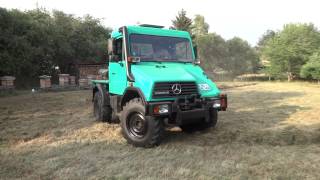 Unimog 408 mit Schwader [upl. by Ishii]