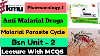 PharmacologyAntiMalarial Drugs PartIIMechanismSide and Adverse Effect [upl. by Tung715]