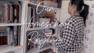 OUR HOMESCHOOL RHYTHM homeschoolmom homeschool homeschoolingmama [upl. by Anilrahc]