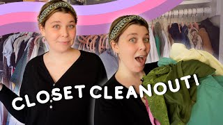 Closet Cleanout  8 months postpartum  refining my style [upl. by Killigrew]