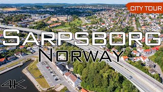 Sarpsborg Norway  City Tour amp Drone 4k [upl. by Snowman]