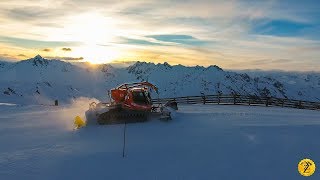 1 PistenBully 600  Winter Wonderland  Samnaun amp Ischgl  Drone DJI  Footage [upl. by Mansoor924]