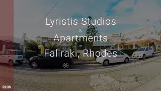 Lyristis Studios amp Apartments Faliraki Rodos Greece [upl. by Nnayd]