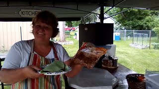 Cooking in our Outdoor Kitchen  Beef Fajitas [upl. by Zoilla]