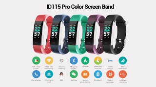 ID115 Pro Color Screen Smart Band [upl. by Blanka]