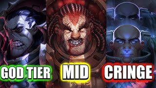 TRAITOR PRIMARCH TIER LIST Subjective opinions and stirring each other [upl. by Llechtim]