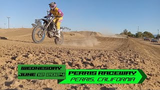 Perris Raceway vet track open practice June 13 2024 [upl. by Nahgeam]