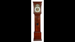 Samuel Rockwell Providence Rhode Island Tall Case Clock Circa 1747 [upl. by Terti]