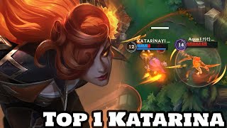 Wild Rift Katarina  Top 1 Katarina Gameplay Rank Master [upl. by Lemaceon]