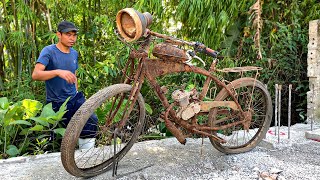 Motorized Bicycle Restoration  Restore Bicycle FLYER DELUXE 6 Forgotten [upl. by Chader]