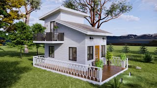 4x6 Meters Only  Unique LoftType Tiny House Design Idea  Exploring Tiny House [upl. by Alford994]