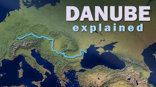 The Danube River explained in under 3 Minutes [upl. by Wood]