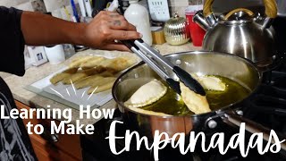 COOK WITH ME  Learning how to cook Empanadas  LISETTEJANAE [upl. by Temp683]