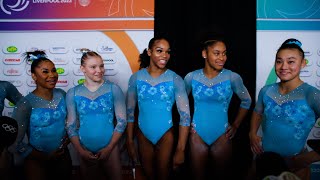 Team USA Interview  2022 World Championships  Podium Training [upl. by Ahsienat]