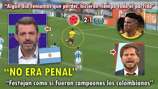 LLORAN PERIODISTAS ARGENTINOS EXPLOTAN TRAS DERROTA de ARGENTINA VS COLOMBIA 21 HOY [upl. by Peterus]