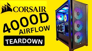 Corsair 4000D Teardown and Specs  Awesome Airflow Gaming Case [upl. by Nodmac495]