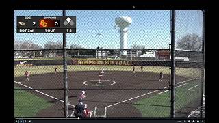 8Apr23 Caelynn Obleton Highlights vs Coe College [upl. by Gold]