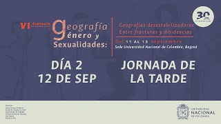 Sexto Seminario Latinoamericano de Geografía Género y Sexualidades 12 SEPTARDE [upl. by Phelps75]