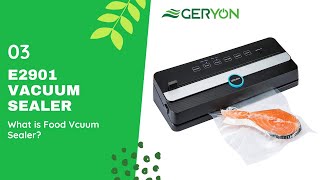 New Funny Geryon E2901M Vacuum Sealer Machine For Sous Vide Cooking [upl. by Andromache249]