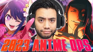 Ranking The BEST Anime Openings of 2023 [upl. by Pinkham]