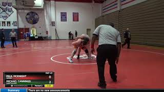 Michael Cannings vs Paul Mcknight WMW2 2020 Divisional State AA JH 249lbs Semifinals [upl. by Okramed370]