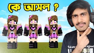 Minecraft এ কোনটা আসল Sofiee   RIS Plays [upl. by Tenneb]