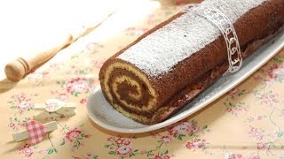 Rotolo bicolore alla nutella  Le ricette di DELIZIEePASTICCi [upl. by Sisco716]