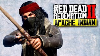 Red Dead Redemption 2 PC  NEW Native American Brutal Combat Gameplay Rockstar Editor Style [upl. by Trepur]