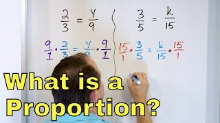 What is a Proportion in Math Calculate amp Solve Proportions amp Equations  633 [upl. by Amluz]