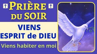 🙏❤ Prière du soir  Prière à l’Esprit Saint  VIENS SAINT ESPRIT en MOI  Prière PUISSANTE [upl. by Annuaerb]