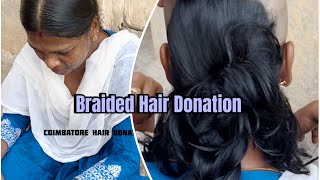 Braided Shave headshavelatest ​⁠ coimbatorehairdonation [upl. by Vine]