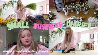 Creating Funeral amp Wedding Flowers Behind the scenes of a florist [upl. by Barbra206]