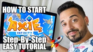 How To Start Playing Axie Infinity  Easy Beginners Set Up Tutorial [upl. by Dorolice564]