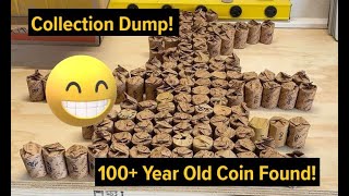 Collection Dump amp a 100 Year Old Half Dollar Found  Coin Roll Hunting Silver Half Dollars [upl. by Willa]