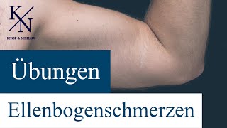 Hilfe bei Ellenbogenschmerzen 💪  3 einfache Übungen für Zuhause [upl. by Otir]